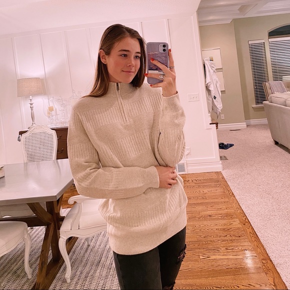 ☼Chaps Zip Knit Sweater☼ - Picture 1 of 7